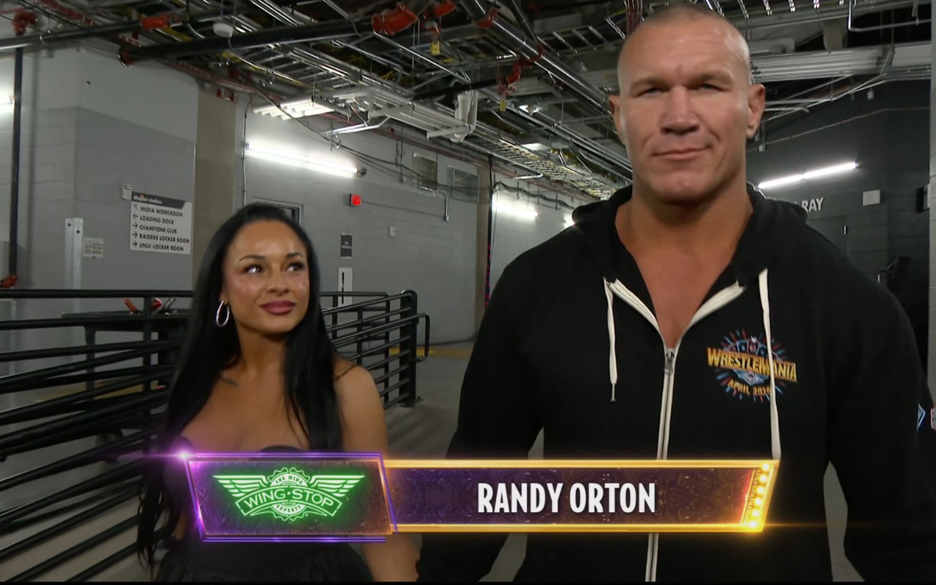 Right before the start of WrestleMania (Picture Courtesy: Netflix)